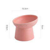 Fashion Oblique Cat Bowl Pet Bowl