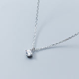 Necklace with Silver Necklace