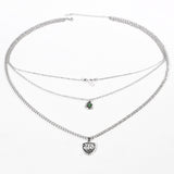 Multilayer short necklace necklace