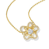 S925 Silver Necklace Sunflower Necklace