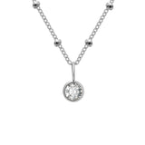 Necklace Women's Fashion Popular Necklace Diamond Birthstone Necklace